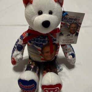 Vintage Gallery Treasures Limited Political Plush Bear